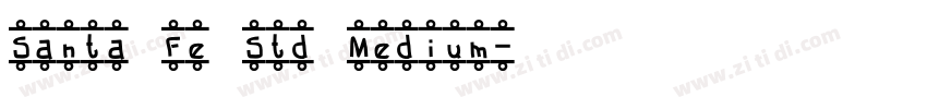 Santa Fe Std Medium字体转换